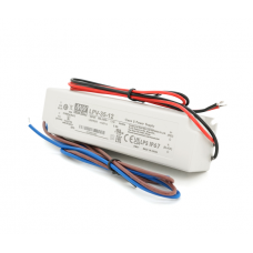 Импульсный блок питания герметичный Mean Well LPV-35-12 12В 3А (35Вт) IP67