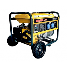 Генератор бензиновый KGL5000CE, однофазный 230V, 50Hz, 5KVA, объем 15л