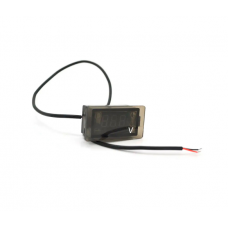Цифровой вольтметр влагозащищенный IP65, диапазон измерений 4 -120V, Red