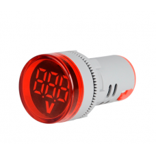Цифровой вольтметр ST16V, диапазон измерений 60 -500V, Red