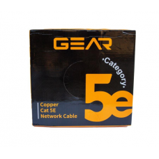 Кабель витій пара GEAR FTP 4x2x0,51 Cat5E, CU Premium, для внутрішніх робіт, 305м