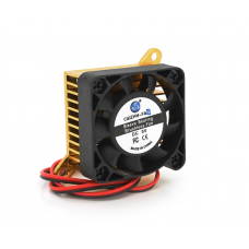 Кулер Caizhu-Fan 4010, 40x40x10mm + радіатор, 5V / 0.15A, 2-pin, Black, OEM