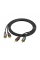 Кабель Borofone BL13 2RCA (тато) => 2хRCA (тато), CU, круглий, 1,5 м, Black, Box
