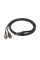Кабель Borofone BL11 DC3.5 (тато) => 2хRCA (тато), CU, круглий, 1,5 м, Black, Box