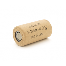 Аккумуляторная батарея для шуруповерта YT-2000, Ni-Cd SC2000mAh 1.2V, 10C, 23x43 mm