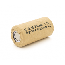 Аккумуляторная батарея для шуруповерта Ni-Cd SC PH 2000mAh 1.2V, 10C, 23x43 mm