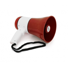 Громкоговоритель Megaphone ER-22BT, 15W, питание от аккума 18650, СЗУ, Red / White, Box