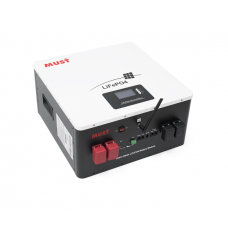 Аккумуляторная батарея Must LiFePO4 LP16-24200 25.6V 200Ah, 5,12kWh, BMS100A@8S, CAN2.0 / RS232 / RS485, 6000 cycles, 486x442x250,44kg