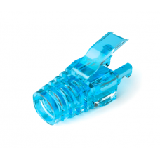 Колпачок изолирующий PiPo RJ-45 Cat.5 / Cat.6 (100 шт / уп.), Transparent-blue