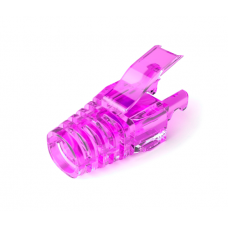 Колпачок изолирующий PiPo RJ-45 Cat.5 / Cat.6 (100 шт / уп.), Transparent-purple