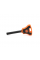 Нож для кемпинга SC-822, Black-Orange, Чехол