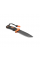 Нож для кемпинга SC-822, Black-Orange, Чехол