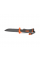 Нож для кемпинга SC-823, Black-Orange, Чехол