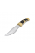 Нож для кемпинга SC-8114, Steel + black wood, Чехол