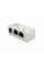 POE инжектор IEEE 802.3af PoE с портом Ethernet 10 / 100 Мбит / с, White