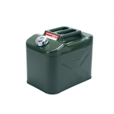 Канистра Merlion YT-HS-FX-20L, металлическая с клапаном + гибкая лейка, 20л, 355х255х310мм, Green
