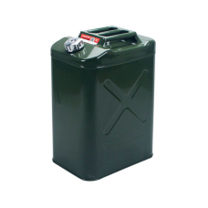 Канистра Merlion YT-HS-FX-40L, металлическая с клапаном + гибкая лейка, 40л, 355х255х530мм, Green