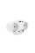 Розетка двойник с заземлением HHT609W, USB+Type-C, 3.4А, зашита от перегрузки, White