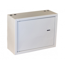Антивандальна шафа VAGOS Lite 400х300x150 (0,5мм) двері петельні, замок - сувальдний, 4відп. 22мм