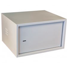 Антивандальна шафа VAGOS Lite Super Antilom 19" 7U - 0.8мм (530х320x450) двері - приховані петлі, замок - сувальдний, 8відп.