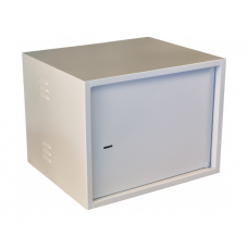 Антивандальна шафа VAGOS Lite Super Antilom 19" 9U - 0.8мм (530х410x450) двері - приховані петлі, замок - сувальдний, 8відп.