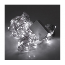 Гирлянды 330LED Водопад (White), 8 режимов, 3*2метра, прозрачная изоляция, BOX