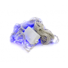 Гирлянды 330LED Водопад (Blue), 8 режимов, 3*2метра, прозрачная изоляция, BOX