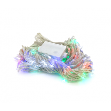 Гирлянды 330LED Водопад (Red / Green / Blue / Yellow), 8 режимов, 3*2метра, прозрачная изоляция, BOX