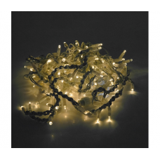 Гирлянда 120LED Дождь (White Hot), 1 режим, 3*0.5метра, белая изоляция, BOX