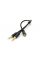Разветвитель аудио для наушников и микрофона, Jack 3.5 (мама ) 4 pin =>2*Jack 3.5(папа) 3 pin , круглый в оплетке, Box