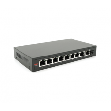 8мі портовий PoE Full Gigabit комутатор ONV-POE33108PFG, 8xPoe1000Мбіт + 1х1000 Мбіт + 1xSFP 1000Мбіт, до 250м, IEEE802.3af / at, потужність 110Вт