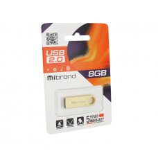 Флеш-накопичувач Mibrand Puma, USB 2.0, 8GB, Metal Design, Blister