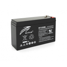 Аккумуляторная батарея AGM RITAR RT1250BL, Black Case, 12V 5.0Ah ( 150 х 50 х 93 )
