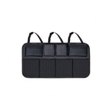 Органайзер в багажник автомобиля, 870x480mm, 4 кармана+4 сетки, Black
