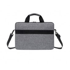 Сумка для ноутбука Merlion 14" Stripe, с плечевым ремнем, Gray
