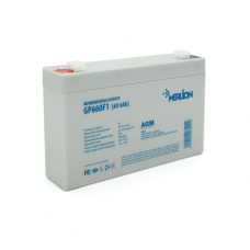 Акумуляторна батарея MERLION AGM GP660F1 6V 6Ah (150 x 35 x 90 (100)) White