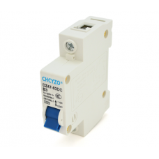 Автоматический выключатель постоянного тока CHCYZO DZ47-63DC-B3, 1P, 3A, 12-125V