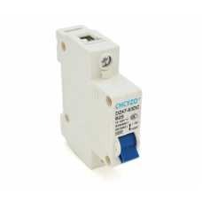 Автоматический выключатель постоянного тока CHCYZO DZ47-63DC-B25, 1P, 25A, 12-125V