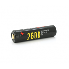 Аккумулятор 18650 Li-Ion Soshine 18650USB-3.7-2600, microUSB, 2600mAh, 2.5A, 4.2 / 3.6 / 2.75V, Black