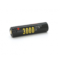 Аккумулятор 18650 Li-Ion Soshine 18650USB-3.7-3000, microUSB, 3000mAh, 5A, 4.2 / 3.6 / 2.75V, Black