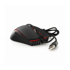 Ігрова миша провідна CRYPTO VX7, 6 кнопок, 200-8000 DPI, Led Lighting RGB, 1,8м, Windows XP / Vista / Win7 / 8 / 10 / 11 Mac OS X, Black, COLOR BOX