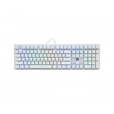 Клавіатура USB Fantech MK855RGB, довжина кабелю 135см, (Eng / Укр / Рус), White, 108к