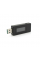 USB тестер Keweisi KWS-V30 напряжения (3-8V) и тока (0-3A), Black