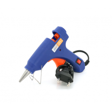 Пистолет клеевой с питанием от 220V YULIAN YL-266, клей диаметром-7мм, 20W, Blue, Blister