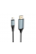 Конвертер Hoco UA15 HDMI (папа)-Lighting (папа) 2м, оплетка, круглый Black / Gray, Box