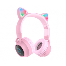 Беспроводные Bluetooth наушники HOCO W27, Pink, Box