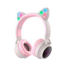Беспроводные Bluetooth наушники HOCO W27, Pink / Gray, Box