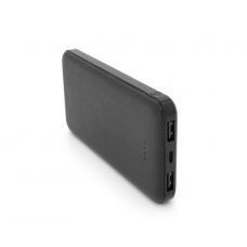 Powerbank ASONIC AS-P10 10000mAh, Output 2USB, Black, (215g), Blister