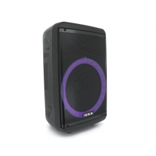 Мощная акустическая система с подсветкой ZXX-7878, 60W, 2 Bluetooth микрофона, встроенный аккум 12B 5A, питание 220в, Black, Box