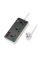 Сетевой фильтр HOCO AC7A на 3 розетки + 3 USB+USB-C, 17W, 220В, кабель 1,5м, Black / White, Box